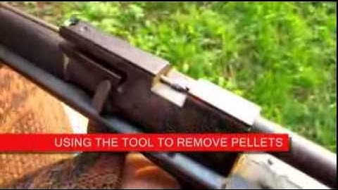 How to remove pellets stuck in airgun barrel