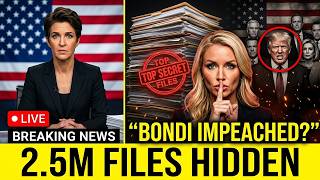 BREAKING: Pam Bondi’s Secret Files on Trump Family Exposed | 2.5 Million Documents Revealed