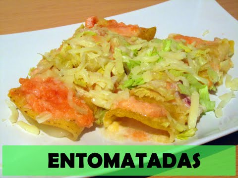 Entomatadas con pollo