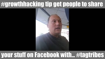 #growthhacking tip get people share stuff FB #tagtribes | RonOrr.com | Friction-Free Habit Loops
