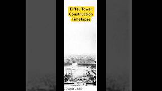 Eiffel Tower construction Timelapse #eiffeltower #construction #timelapse e