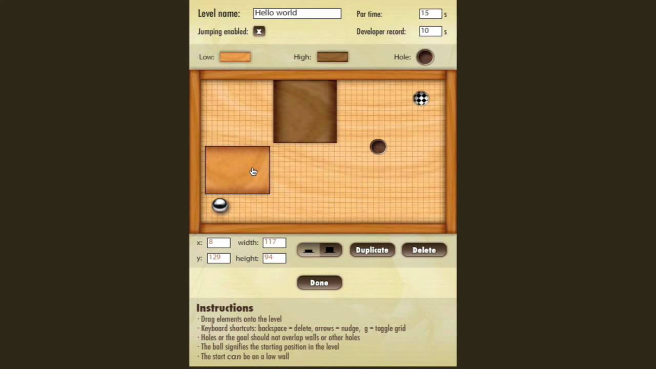Wooden Labyrinth 3d Level Editor Tutorial - YouTube