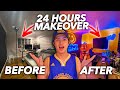 24 Hours ROOM Makeover Challenge! (Transformation!) | Ranz and niana