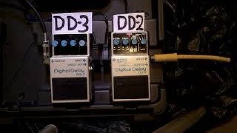 Sound Demo: Comparison Boss DD2 and DD3 Digital Delay