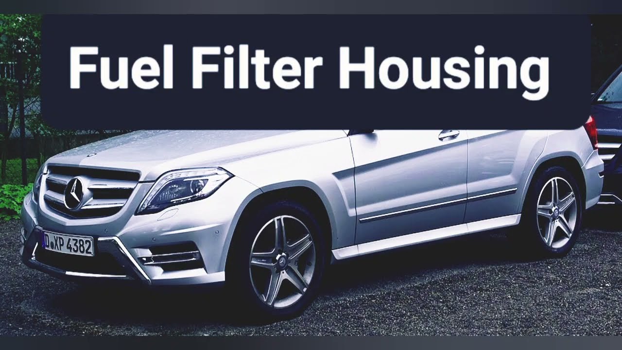 Снятие корпуса топливного фильтра Mercedes X204 OM651 для GLK 200CDI, GLK 220CDI, GLK 250CDI.