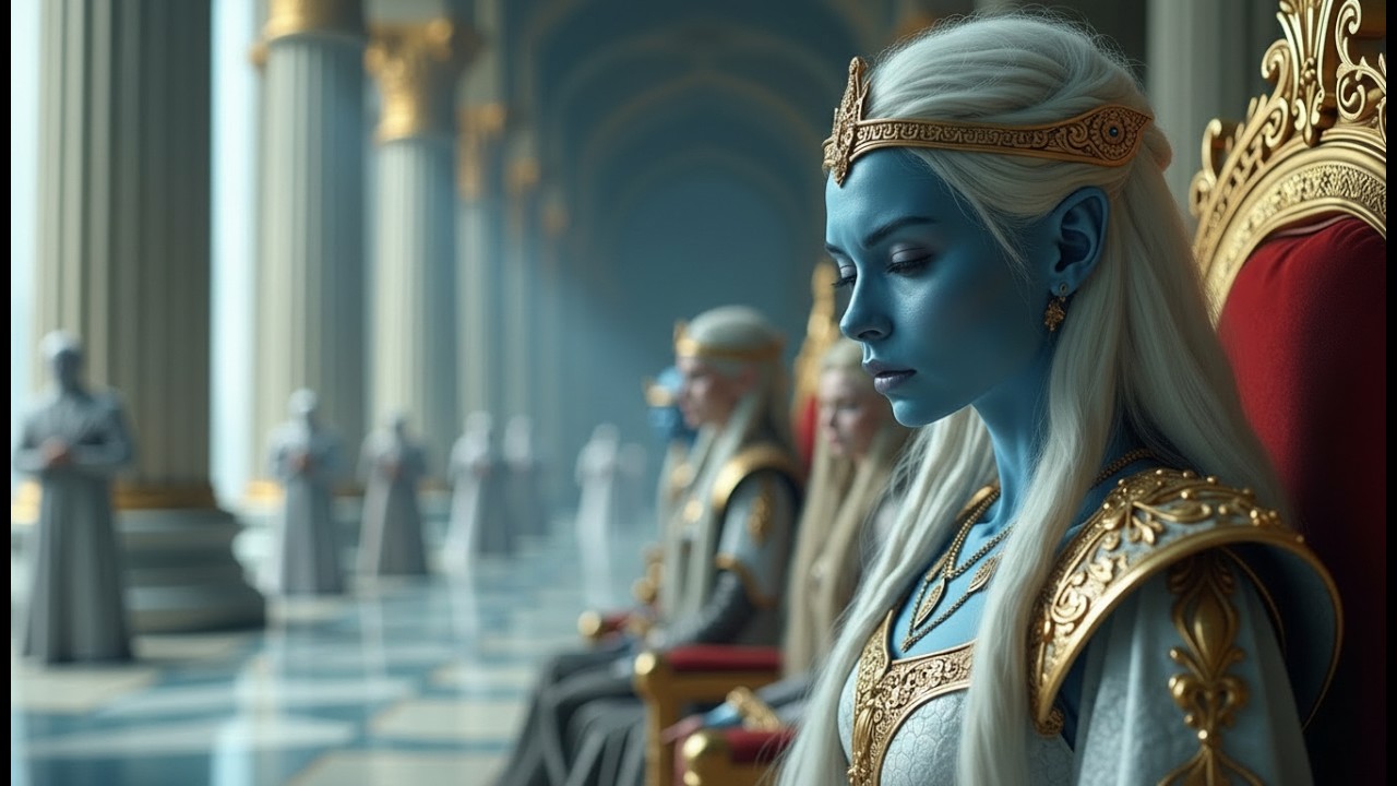 Все дворяне отвергли инопланетную королеву, но человек преклонил колени перед ней без колебаний