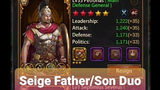 Evony | Preparing C5 All Stars Part 1 | Seige Generals | Petronas and Septimus | Seige Assistant screenshot 3