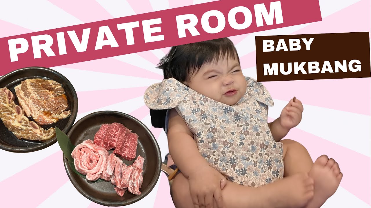 DRIM Korean Steak House Singapore - Private Room ft BABY MUKBANG! Food and room review