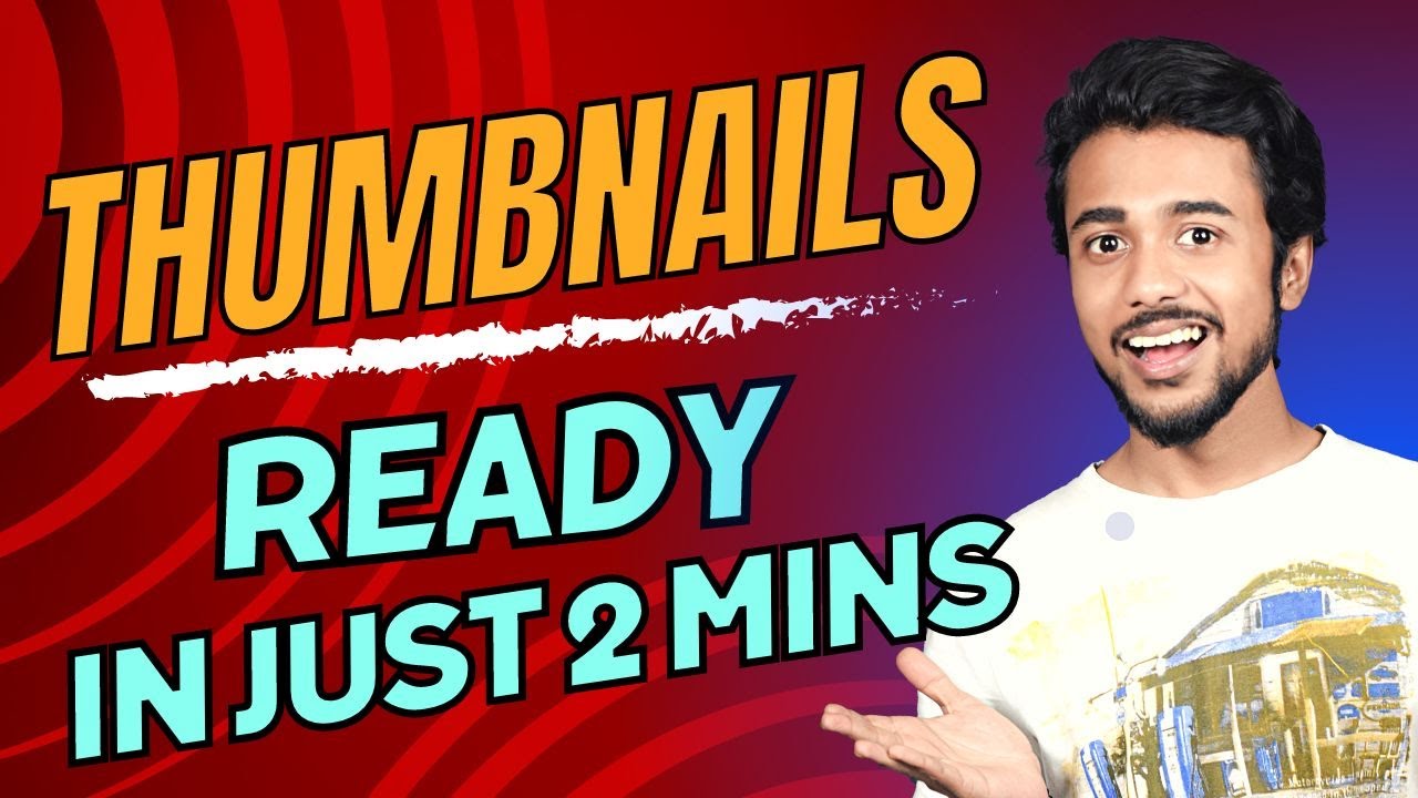 I did this for my professional thumbnails || How to make professional thumbnails ||in just 2 minutes