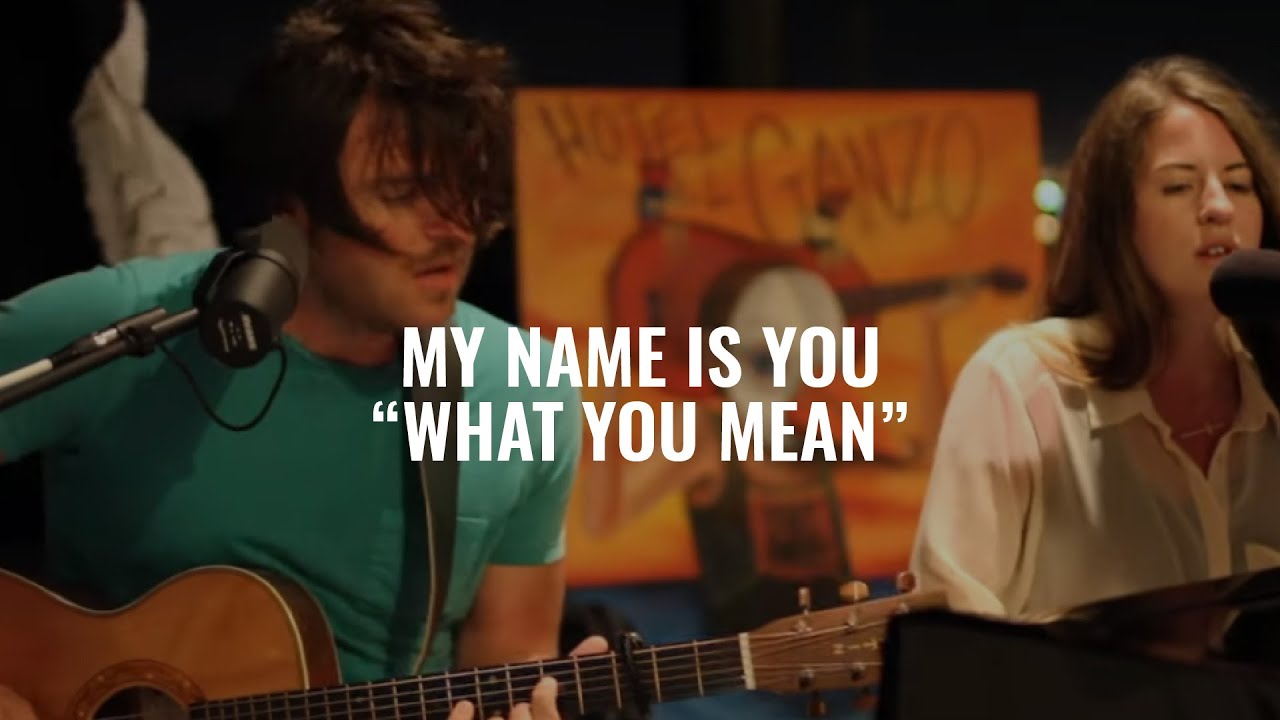 洋楽 TE: What You Represent? My Name Is You - What You Mean | El Ganzo Session - YouTube