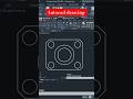 Autocad practice drawing mechanical | Autocad 2d drawing for beginners | #autocad @techstudybtech