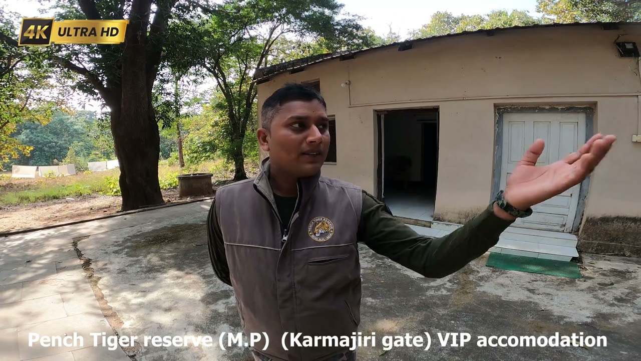 Pench Tiger reserve VIP forest guest House, karmajiri gate, Madhya Pradesh.
