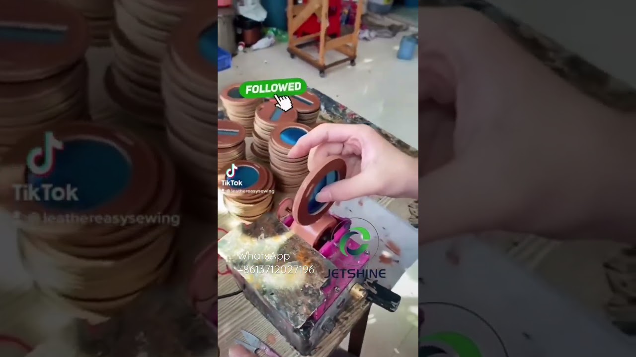 2024 new Leather edge inking painting machine 