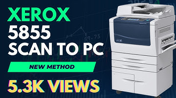 Xerox 5855 Scan to PC | xerox 5855 connect to computer (New Method)