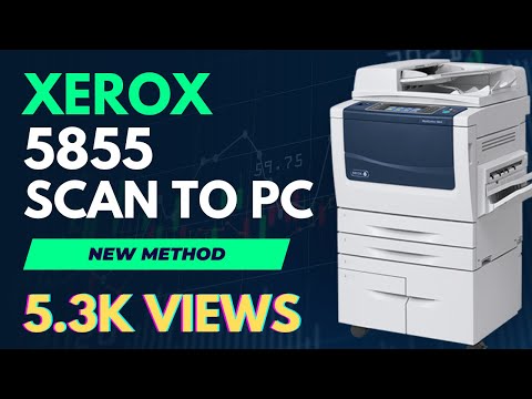 Xerox 5855 | Scan to PC (New Method)