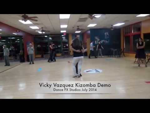 Vicky Vazquez Kizomba Demo at Dance FX Studios