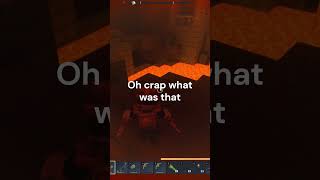 Meeting a Magma Rhino Toad for the first time in Hytale #shorts #videogames #hytale