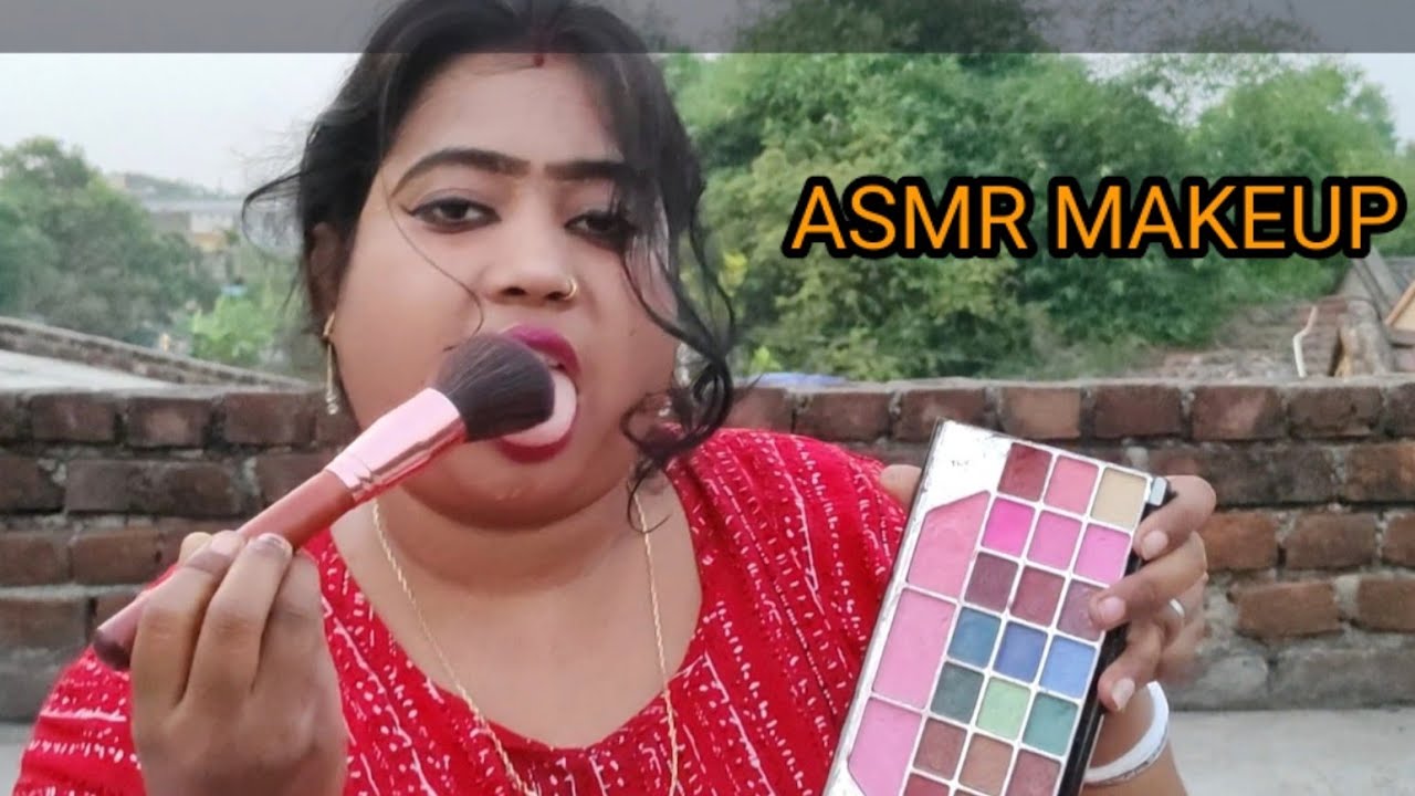 ASMR Spit Painting Makeup you For a Date