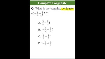 Complex Number - Conjugate EASY Method #shorts #maths #algebra #complexnumbers #conjugate