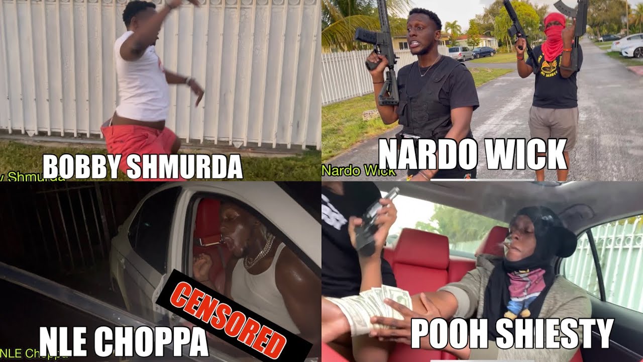 How Nardo Wick, NLE Choppa, Bobby Shmurda, and Pooh Shiesty Rap 😂😂