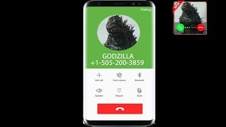 Calling Godzilla on my old cellphone!?