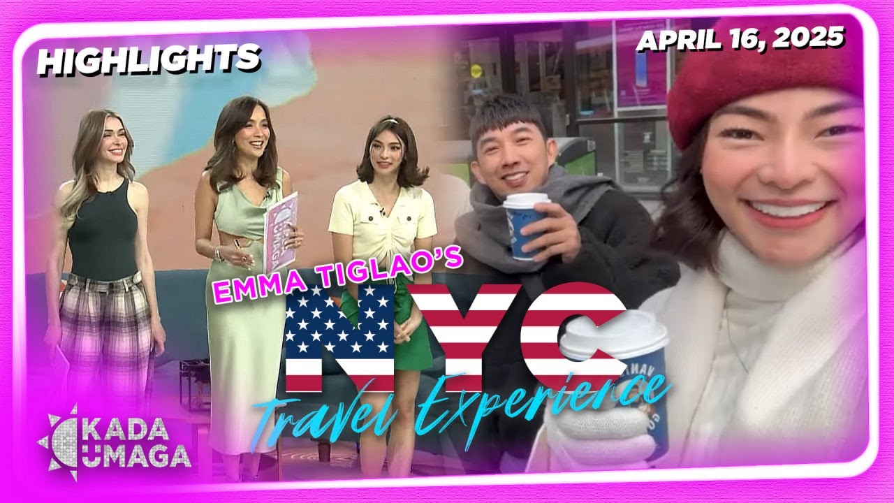 Пиа Гуанио-Маго, Дайана Менезес и Эмма Тиглао делятся своими впечатлениями о Нью-Йорке!