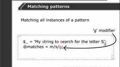 Perl Tutorials -Part 54- Matching globally