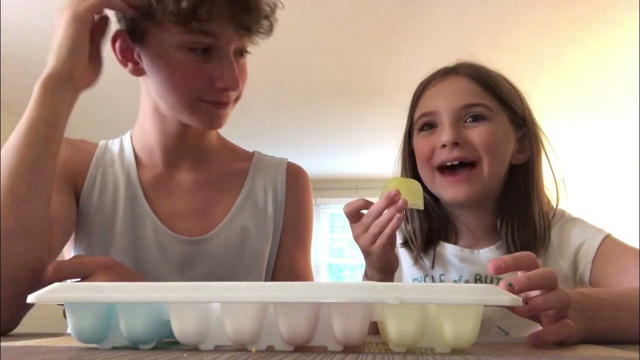 Our first vid, the ice cube challenge YouTube