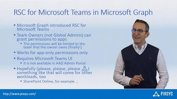 Episode #128 - Resource Specific Consent (RSC) with Microsoft Graph and Microsoft Teams