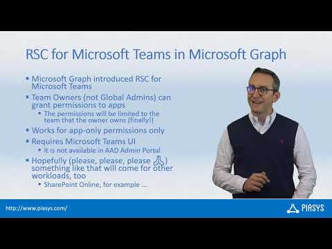 Episode #128 - Resource Specific Consent (RSC) with Microsoft Graph and Microsoft Teams
