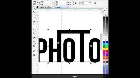 || YouTube Shorts || How To Create Photo Word Monogram Design Idea In CorelDraw #Logodesignidea