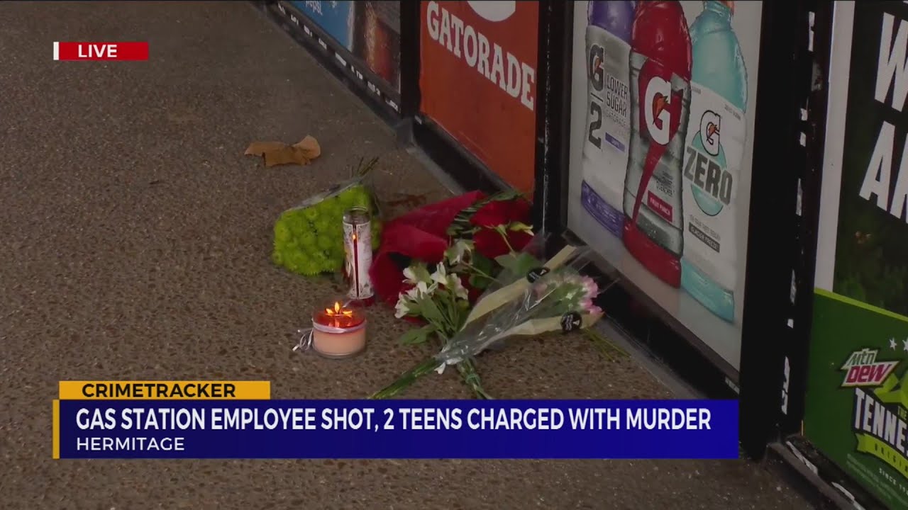 2 teens charged after gas station clerk killed - YouTube
