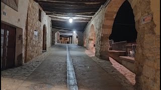 Benabarre de noche – Huesca (España)