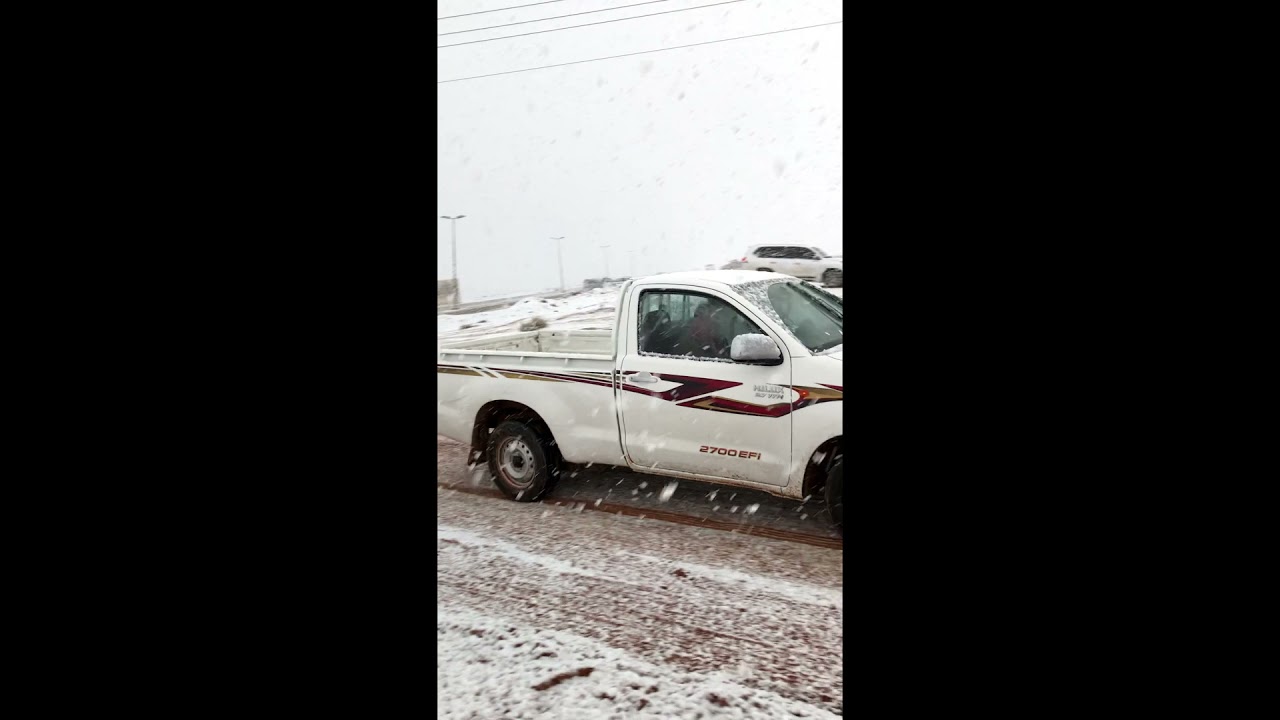 ثلوج تبوك علقان 09 يناير 2020