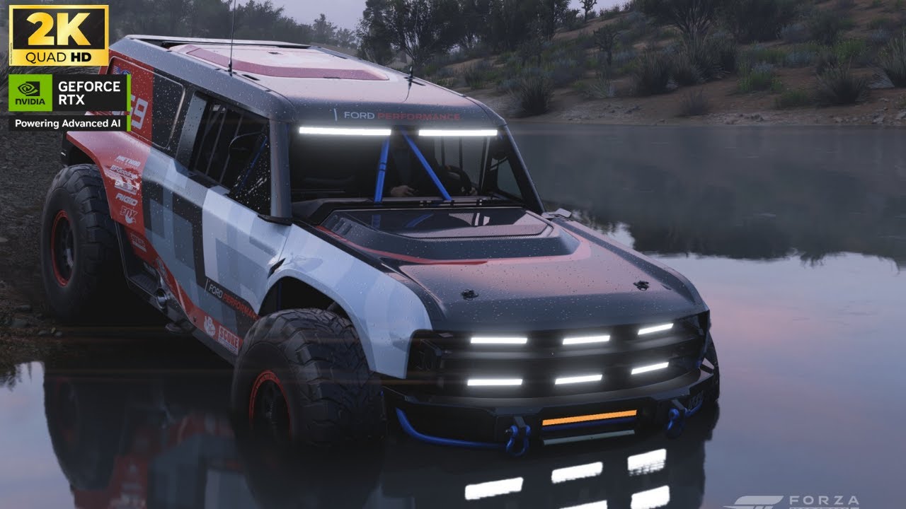 Forza Horizon 5 Ford Bronco R 2069 ile Dere Rallisinde Jet Skiler ile Yarıştım!-Ultra Settings RTX