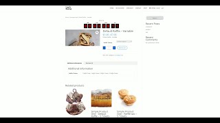 Wordpress Raffle Plugin - Raffle Play Woo - Variable Product and Countdown Setup