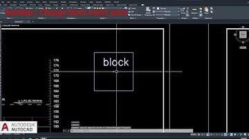 Change Block Base Point in AutoCAD
