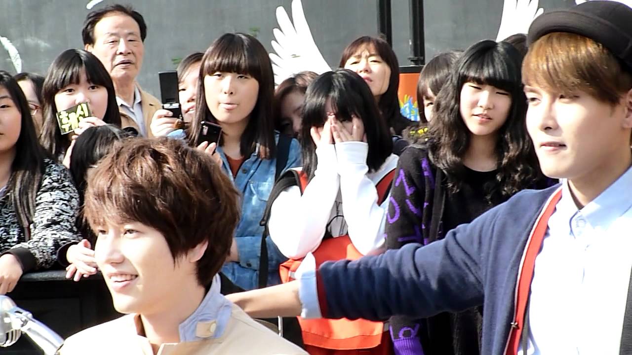 110409 Super Junior KRY Fly MV shooting 拍攝現場