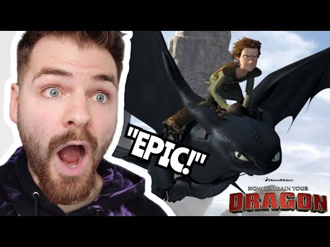 REACTING to How To Train Your Dragon "Test Drive" (REACTION)