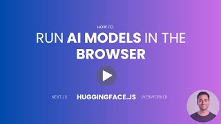 Run AI Models in the Browser with Hugging Face TransformerJS