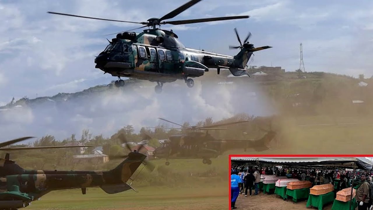 VIFO VYAZIDI 50 HANANG, WAZIRI MKUU ATINGA NA HELIKOPTA YA JESHI KUAGA MIILI