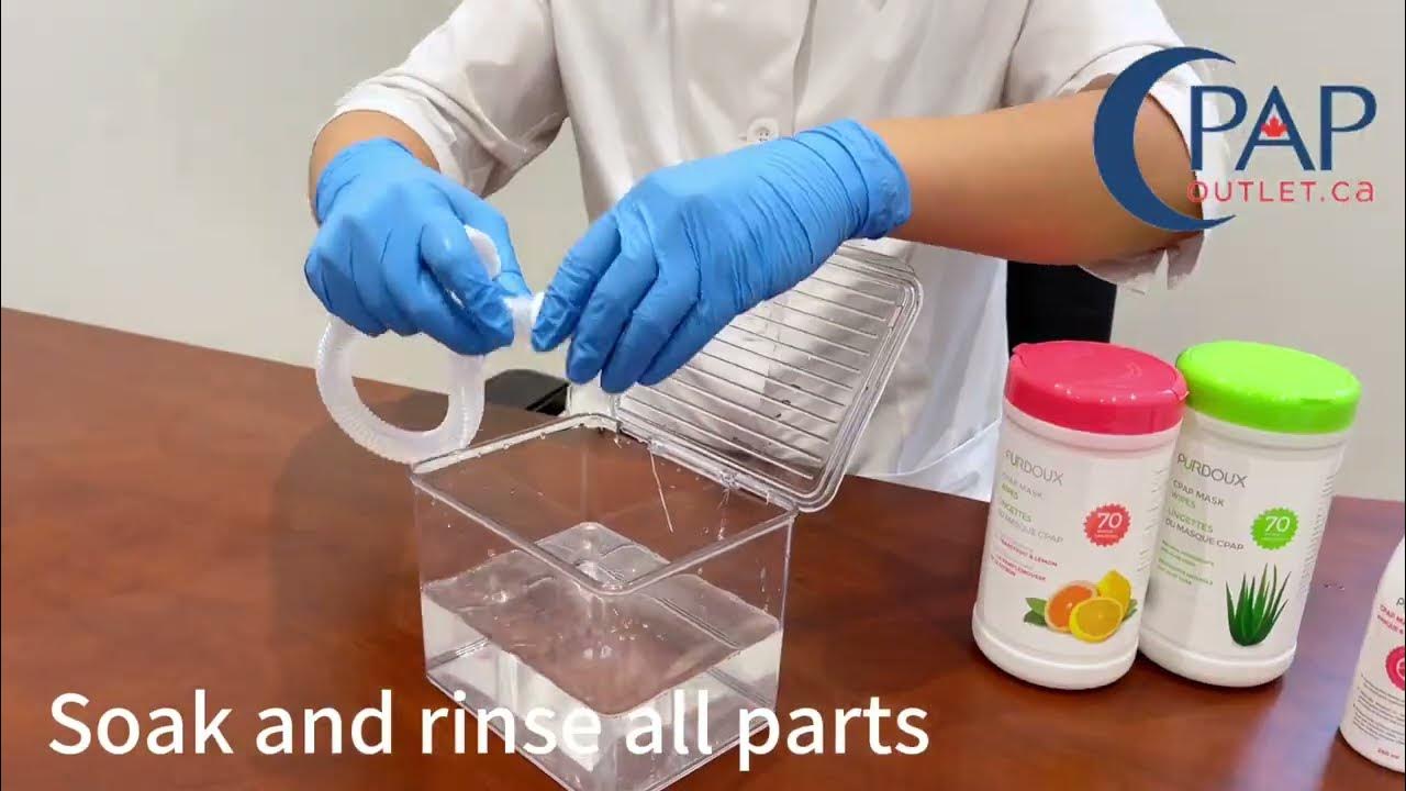 How to clean your CPAP supplies YouTube