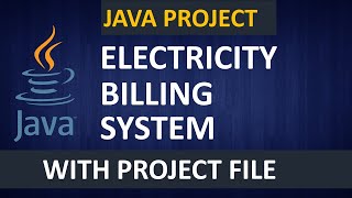 14/14 - Electricity Billing System | Java Project | Creating GenerateReceipt class | END