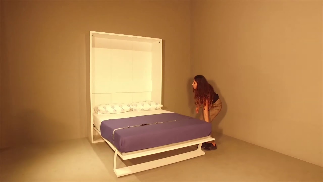 Royal Queen Wall Bed with Folding Table