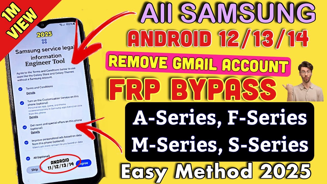 Finally New Method All Samsung FRP Bypass/Unlock 2025 All Android 12-13-14 | Google Account Remove