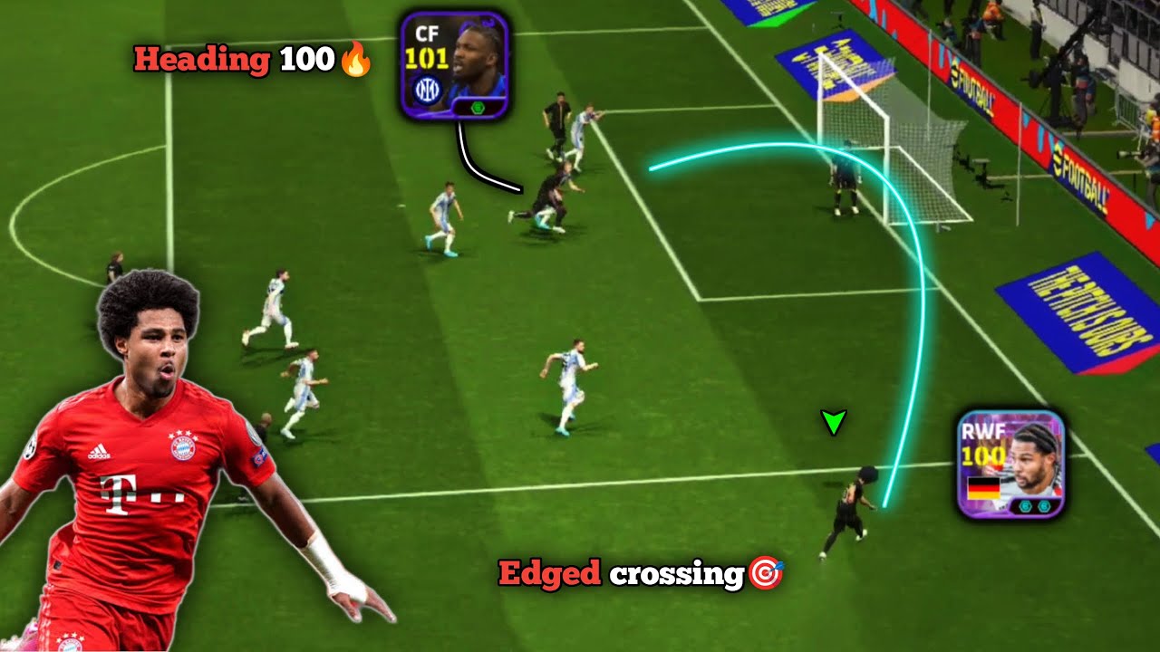 Sign him✅ Gnabry in edged crossing skill is crazy🔥 review in efootball 2025 mobile