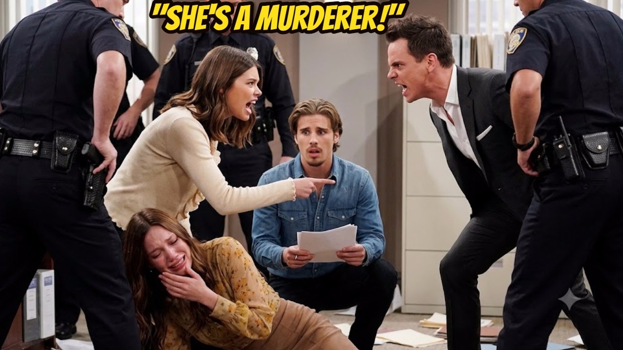"She's a murderer!" Wyatt yelled, pointing his finger at Dylan's face The Bold and The Beautiful