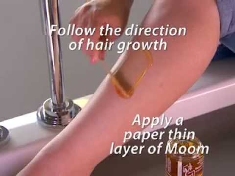 MOOM Organic Hair Remover - Instructional Video - YouTube