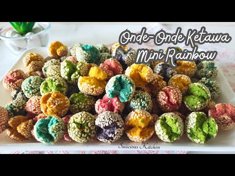 Resep Onde Onde Ketawa Warna Warni