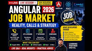 Angular Job Market Reality 2026 | Interview Calls, ATS, Naukri Strategy & Hiring | Live Connect